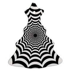 Spider Web Hypnotic Christmas Tree Ornament (2 Sides) by Amaryn4rt