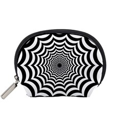 Spider Web Hypnotic Accessory Pouches (small)  by Amaryn4rt