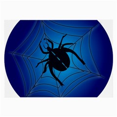 Spider On Web Large Glasses Cloth by Amaryn4rt