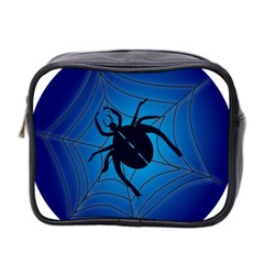 Spider On Web Mini Toiletries Bag 2-side by Amaryn4rt