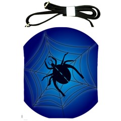 Spider On Web Shoulder Sling Bags