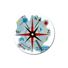 Navigation Magnet 3  (round) by Valentinaart