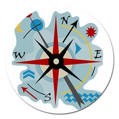 Navigation Magnet 5  (round) by Valentinaart