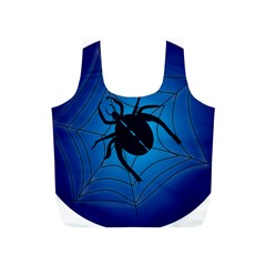 Spider On Web Full Print Recycle Bags (s)  by Amaryn4rt