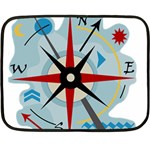 Navigation Double Sided Fleece Blanket (Mini)  35 x27  Blanket Front