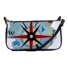 Navigation Shoulder Clutch Bags by Valentinaart