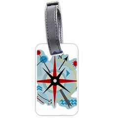 Navigation Luggage Tags (one Side)  by Valentinaart