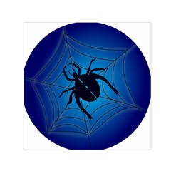 Spider On Web Small Satin Scarf (square) by Amaryn4rt