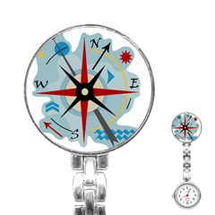 Navigation Stainless Steel Nurses Watch by Valentinaart