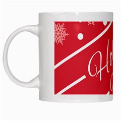 Winter Holiday Hours White Mugs by Amaryn4rt