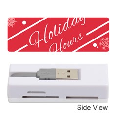 Winter Holiday Hours Memory Card Reader (stick)  by Amaryn4rt