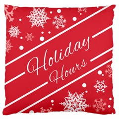 Winter Holiday Hours Standard Flano Cushion Case (two Sides) by Amaryn4rt