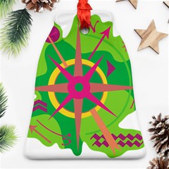 Green Navigation Ornament (bell)  by Valentinaart