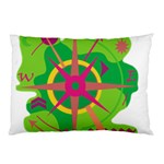 Green navigation Pillow Case (Two Sides) Front