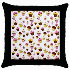 Eat Me Throw Pillow Case (black) by Valentinaart