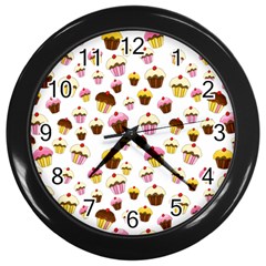 Eat Me Wall Clocks (black) by Valentinaart