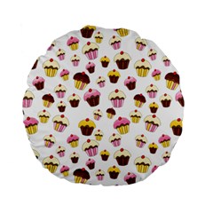 Eat Me Standard 15  Premium Round Cushions by Valentinaart