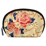 Beautiful pink roses  Accessory Pouches (Large)  Front