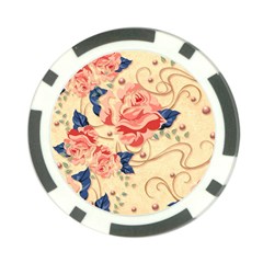 Beautiful Pink Roses Poker Chip Card Guards (10 Pack)  by Brittlevirginclothing