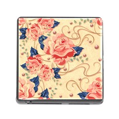 Beautiful Pink Roses Memory Card Reader (square) by Brittlevirginclothing