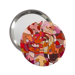 Abstract Abstraction Pattern Moder 2 25  Handbag Mirrors by Amaryn4rt