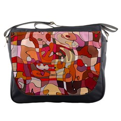 Abstract Abstraction Pattern Moder Messenger Bags by Amaryn4rt