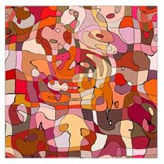 Abstract Abstraction Pattern Moder Large Satin Scarf (square) by Amaryn4rt