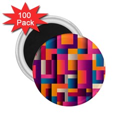 Abstract Background Geometry Blocks 2 25  Magnets (100 Pack) 