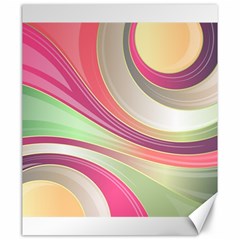 Abstract Colorful Background Wavy Canvas 20  X 24   by Amaryn4rt