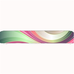 Abstract Colorful Background Wavy Small Bar Mats by Amaryn4rt