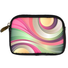 Abstract Colorful Background Wavy Digital Camera Cases