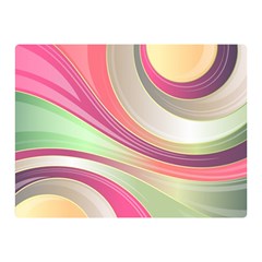 Abstract Colorful Background Wavy Double Sided Flano Blanket (mini)  by Amaryn4rt