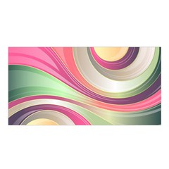 Abstract Colorful Background Wavy Satin Shawl by Amaryn4rt