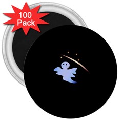 Ghost Night Night Sky Small Sweet 3  Magnets (100 Pack)