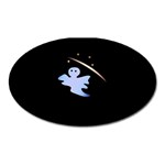 Ghost Night Night Sky Small Sweet Oval Magnet Front