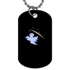 Ghost Night Night Sky Small Sweet Dog Tag (one Side)