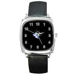 Ghost Night Night Sky Small Sweet Square Metal Watch by Amaryn4rt