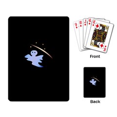 Ghost Night Night Sky Small Sweet Playing Card by Amaryn4rt