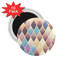 Abstract Colorful Background Tile 2 25  Magnets (10 Pack)  by Amaryn4rt