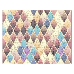 Abstract Colorful Background Tile Rectangular Jigsaw Puzzl by Amaryn4rt