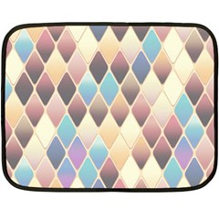 Abstract Colorful Background Tile Double Sided Fleece Blanket (mini)  by Amaryn4rt