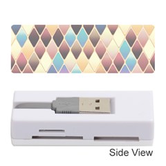 Abstract Colorful Background Tile Memory Card Reader (stick)  by Amaryn4rt