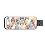 Abstract Colorful Background Tile Portable USB Flash (One Side) Front