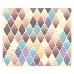 Abstract Colorful Background Tile Double Sided Flano Blanket (small)  by Amaryn4rt