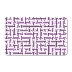 Maze Lost Confusing Puzzle Magnet (rectangular)