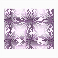 Maze Lost Confusing Puzzle Small Glasses Cloth (2-side) by Amaryn4rt