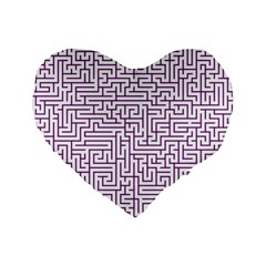 Maze Lost Confusing Puzzle Standard 16  Premium Heart Shape Cushions by Amaryn4rt