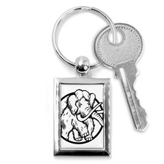 Mammoth Elephant Strong Key Chains (rectangle)  by Amaryn4rt