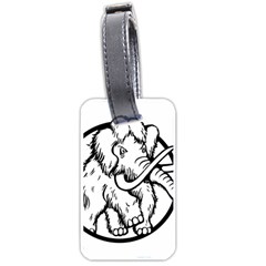 Mammoth Elephant Strong Luggage Tags (one Side)  by Amaryn4rt