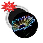 Flower Pattern Design Abstract Background 2.25  Magnets (100 pack)  Front